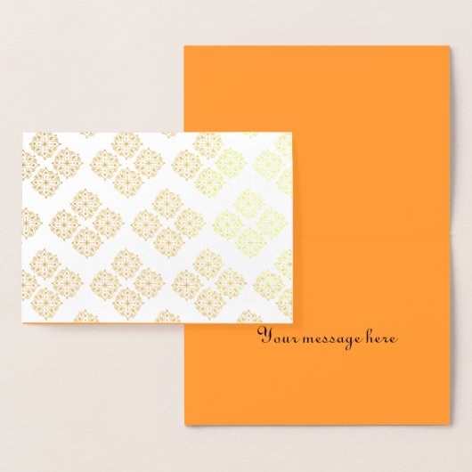 Pretty Mandala Print Ontspanning Verjaardag Folie Kaarten (Display)