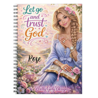 Pretty Meisjesachtige Inspirerende Bloemrijke Chri Notitieboek