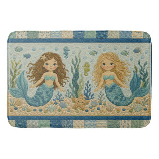 Pretty Mermaid Quilt Badmat