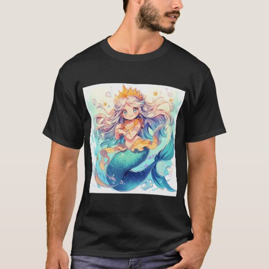 Pretty Mermaid T-shirt (Voorkant)