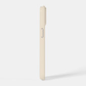 Pretty Minimalistische Moderne Monogram op Crème iPhone 15 Case (Rechterkant)