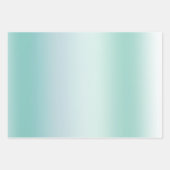 Pretty Mint White Bokeh Dots Celebration Christmas Inpakpapier Vel (Voorkant 2)