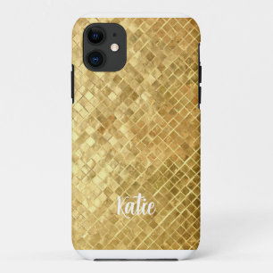 Pretty Moderne Nepgouden Naam Persoonlijk Case-Mate iPhone Case