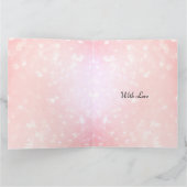 Pretty moderne roze Gefeliciteerd Verloofde Kaart (Binnen)