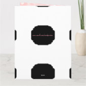 Pretty moderne roze Gefeliciteerd Verloofde Kaart (Achterkant)