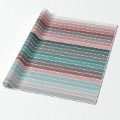 Pretty Multicolored Stripe  Cadeaupapier (Uitgerold)