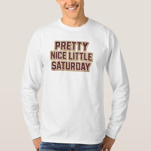 Pretty Nice Little Saturday Retro T-Shirt (Voorkant)
