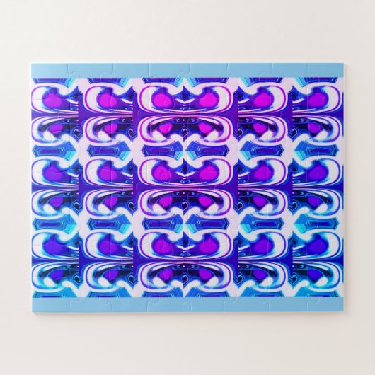Pretty nieuwe horizons abstracte kunst legpuzzel (Horizontaal)