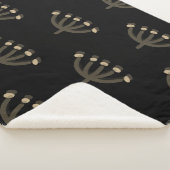 Pretty Night Mimosa Floral Customize Sherpa Deken (3/4)