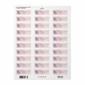 Pretty Octopus Return Address Labels (Full Sheet)