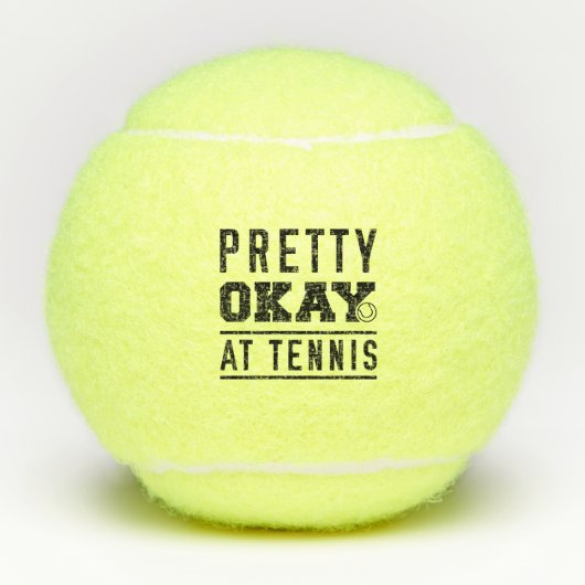 Pretty Okay At Tennis Tennisballen (Voorkant)