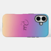 Pretty Ombre Personalized Phone Case-Mate iPhone Case (Achterkant (horizontaal))