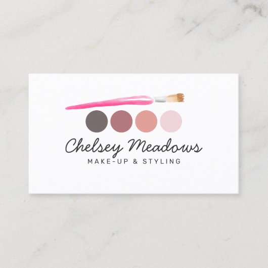 Pretty Oogschaduw Pallet Make-up Visitekaartje (Voorkant)
