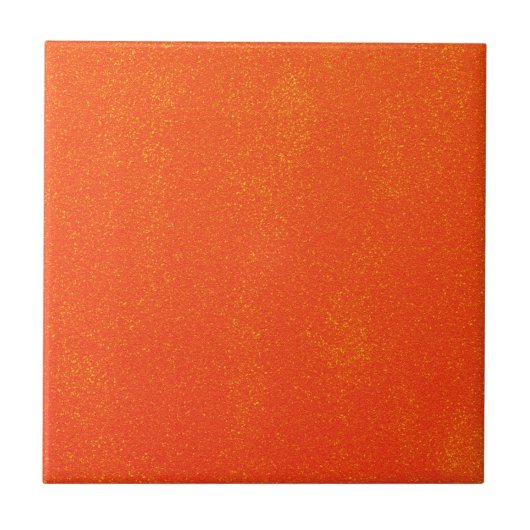 Pretty Orange Sparkly Rommeltje Tegeltje (Voorkant)