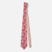 Pretty Painted Roses Print - Neck Tie Stropdas (Voorkant)