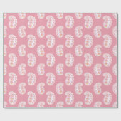 Pretty Paisley in Pink and Orange Cadeaupapier (Vlak)