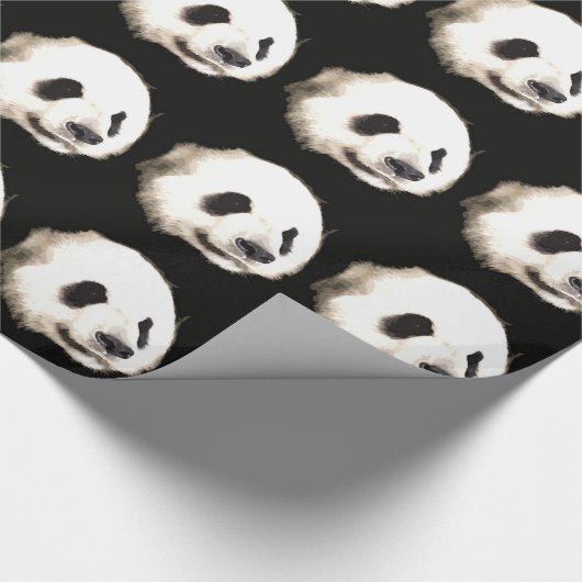 Pretty Panda Kerst Inpakpapier (Hoek)
