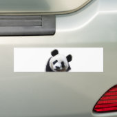 Pretty Panda Kunstwerk Bumper Sticker (Op auto)