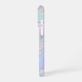 Pretty Pastel Agate | Gouden Glitter Ader Waterver iPhone Hoesje (Linkerkant)