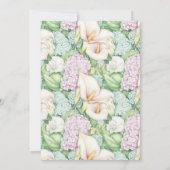 Pretty Pastel Calla Lily 90th Birthday Kaart (Achterkant)