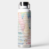 PRETTY PASTEL HOLIDAY CHRISTMAS TREES WATERFLES (Achterkant)