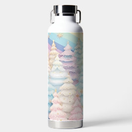 PRETTY PASTEL HOLIDAY CHRISTMAS TREES WATERFLES