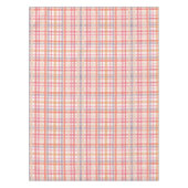 Pretty Pastel Plaid Tafelkleed (Voorkant)