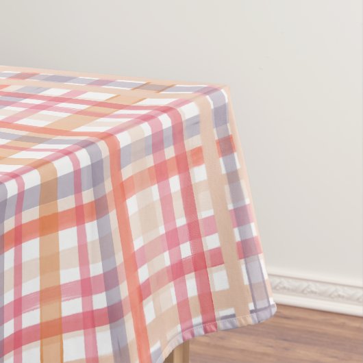 Pretty Pastel Plaid Tafelkleed (Voorbeeld)