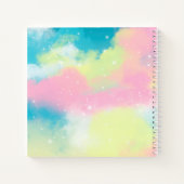 Pretty Pastels Monogram Square Notitieboek (Achterkant)