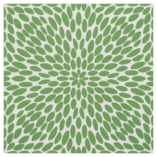 Pretty Pattern hand drawn green Stof (Swatch)