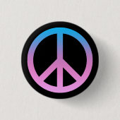 Pretty Peace Symbol Button (Voorkant)