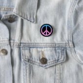 Pretty Peace Symbol Button (In situ)