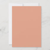 Pretty Peach Cream Bloem 100ste Verjaardag Kaart (Achterkant)