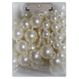 Pretty Pearls Home Office Klembord