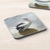 Pretty Pelican Coaster Set Bier Onderzetter (Linkerzijde)