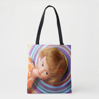 Pretty Penny Brite met cirkels Tote Bag