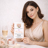 Pretty Pink and Orange Tulip 30th Birthday Kaart