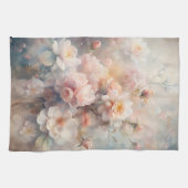 Pretty Pink and White Flowers  Theedoek (Horizontaal)