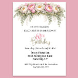 Pretty Pink and White Peony 60th Birthday Kaart<br><div class="desc">Celebrate a special milestone with this elegant 60th birthday invitation featuring a beautiful floral design inspired by soft peonies and lush eucalyptus greenery. The delicate pink and ivory blooms create a romantic garden aesthetic that feels both timeless and sophisticated, making it perfect for honoring a memorable birthday celebration with style...</div>