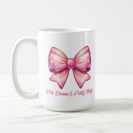 Pretty Pink Bow-Pink Dreams & Pretty Things Koffiemok
