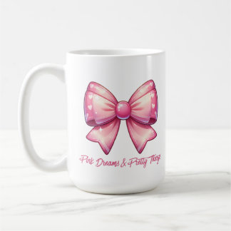 Pretty Pink Bow-Pink Dreams & Pretty Things Koffiemok