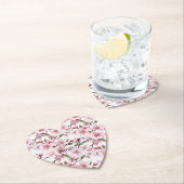 Pretty Pink Cherry Blossom Flowers Bridal Shower Kartonnen Onderzetters (Insitu)