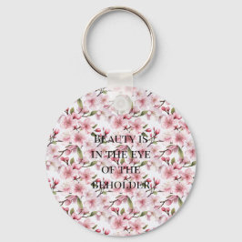 Pretty Pink Cherry Blossom Flowers Sleutelhanger