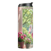 Pretty Pink Dreamcatcher and Plants Window Sill Thermosbeker (Gedraaid links)