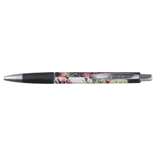 Pretty Pink Flower Meadow Pen (Achterkant)