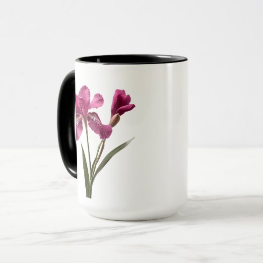 Pretty Pink Flower Mug Mok (Voorkant links)