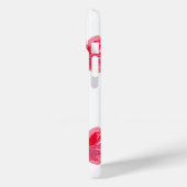 pretty pink flower phone case (Achterkant / Links)