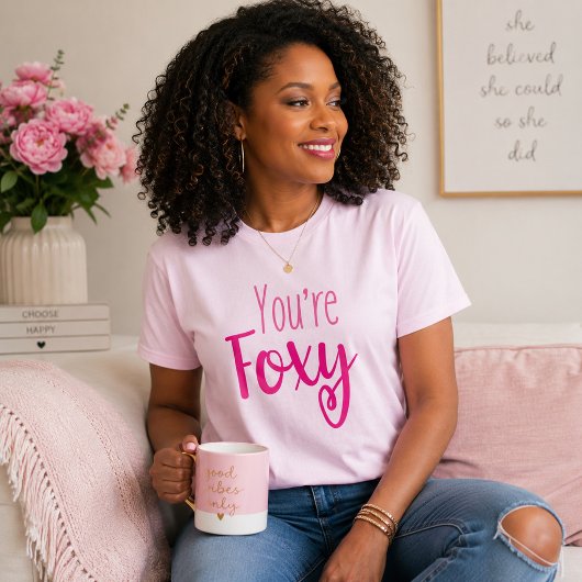 Pretty Pink Foxy T-shirt