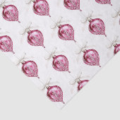 Pretty Pink Glam Christmas Ornaments Tissuepapier (Detail)