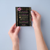 Pretty Pink Glitter Lip Instructies Flyer (Hand)